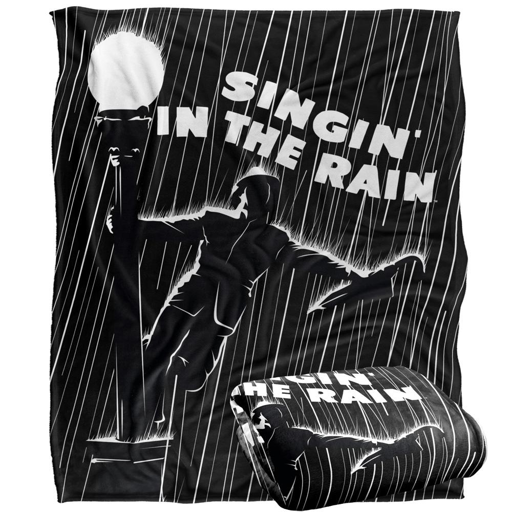 Multicoloured - Back - Singing In The rain Silky Supersoft Blanket