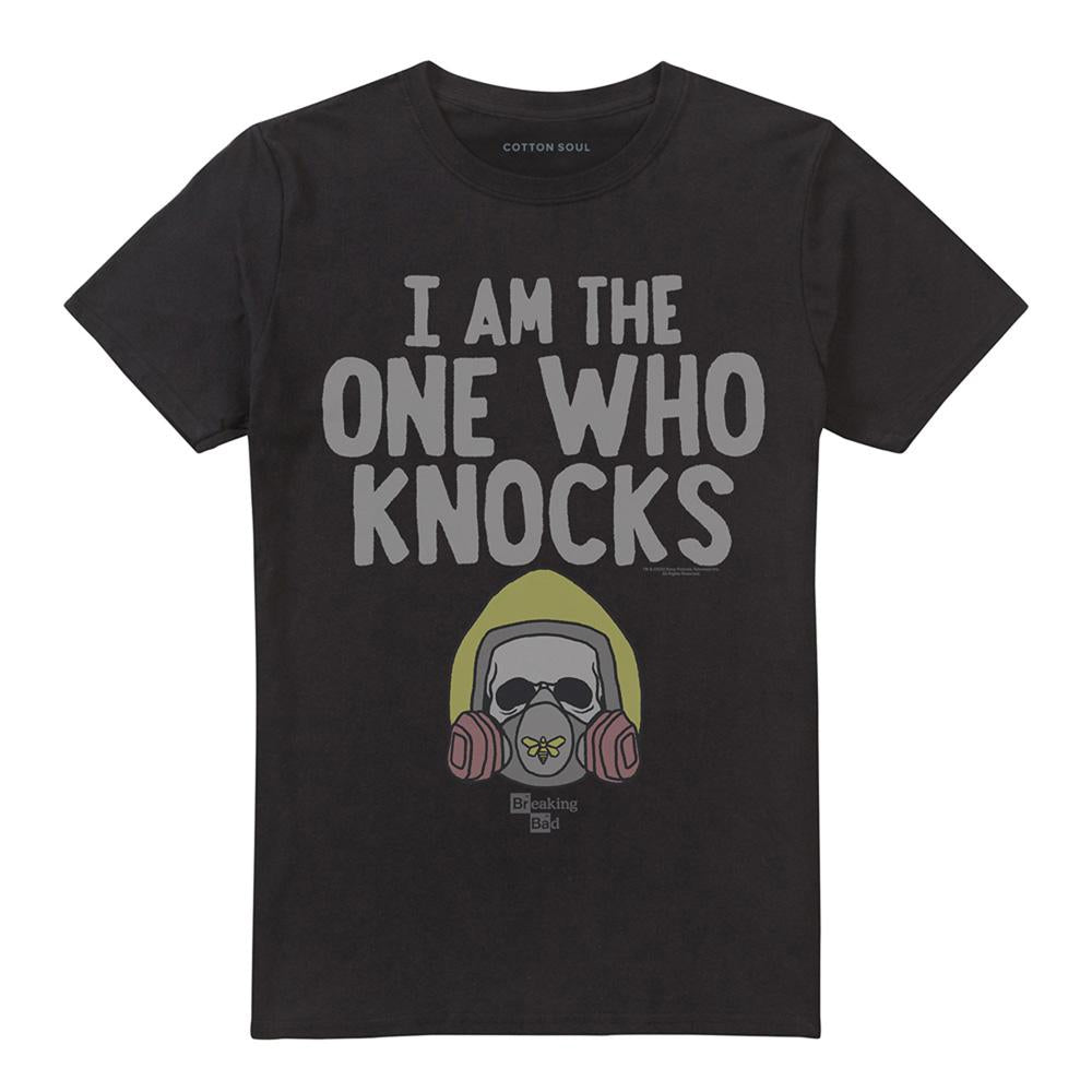 Black - Front - Breaking Bad Unisex Adult I Am The One Who Knocks T-Shirt