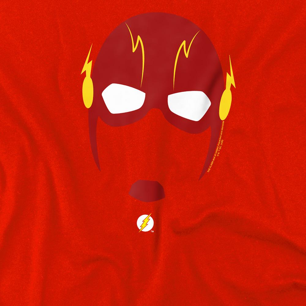 Red - Back - Flash Childrens-Kids Mask T-Shirt