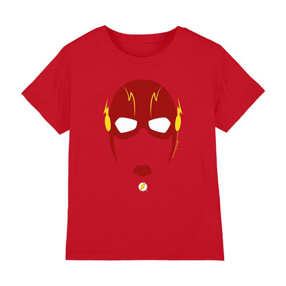 Red - Front - Flash Childrens-Kids Mask T-Shirt