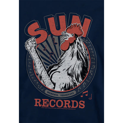 Navy - Side - Sun Records Childrens-Kids Music Pullover Hoodie