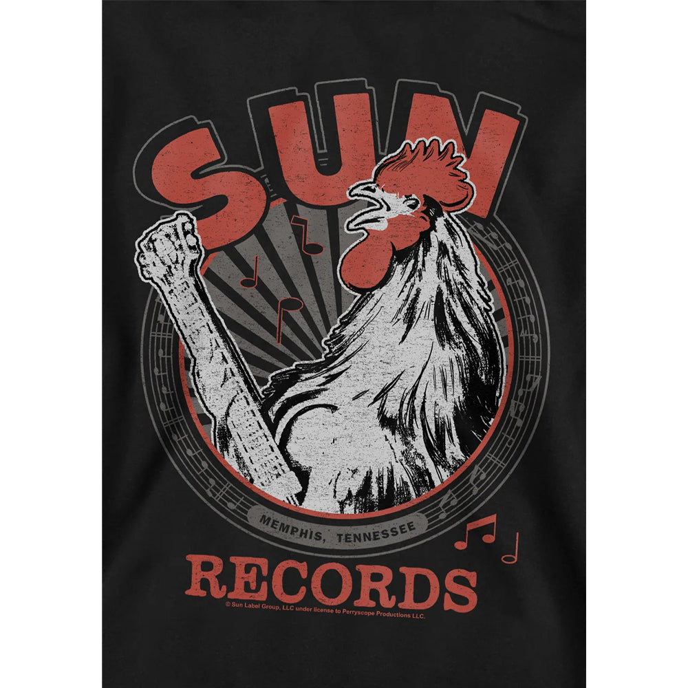Black - Side - Sun Records Childrens-Kids Music Pullover Hoodie