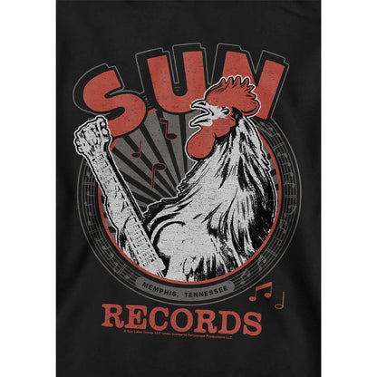 Black - Side - Sun Records Childrens-Kids Music Pullover Hoodie