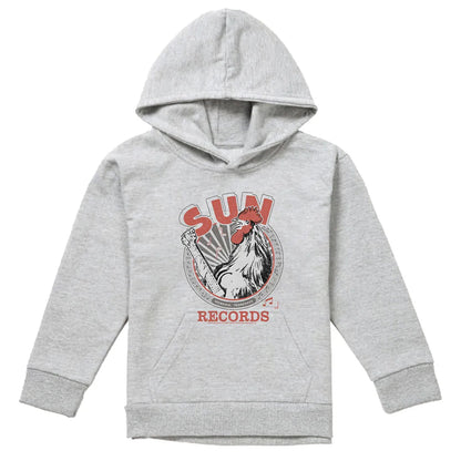 Athletic Heather - Front - Sun Records Childrens-Kids Music Pullover Hoodie