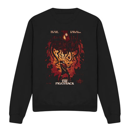 Black - Front - Stranger Things Unisex Adult Eddie Munson Poster Sweatshirt