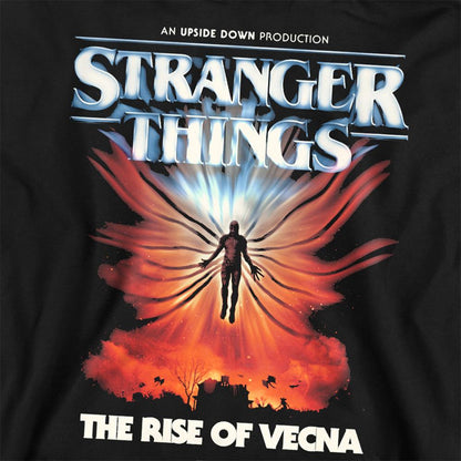 Black - Side - Stranger Things Unisex Adult Vecna Poster Sweatshirt