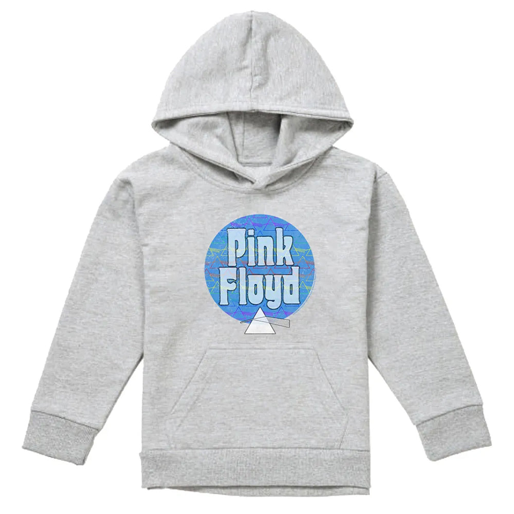 Athletic Heather - Front - Pink Childrens-Kids Heather Hoodie