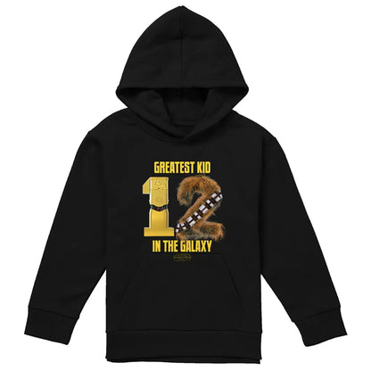 Black - Front - Star Wars Childrens-Kids Greatest Kid C-3PO & Chewbacca Hoodie