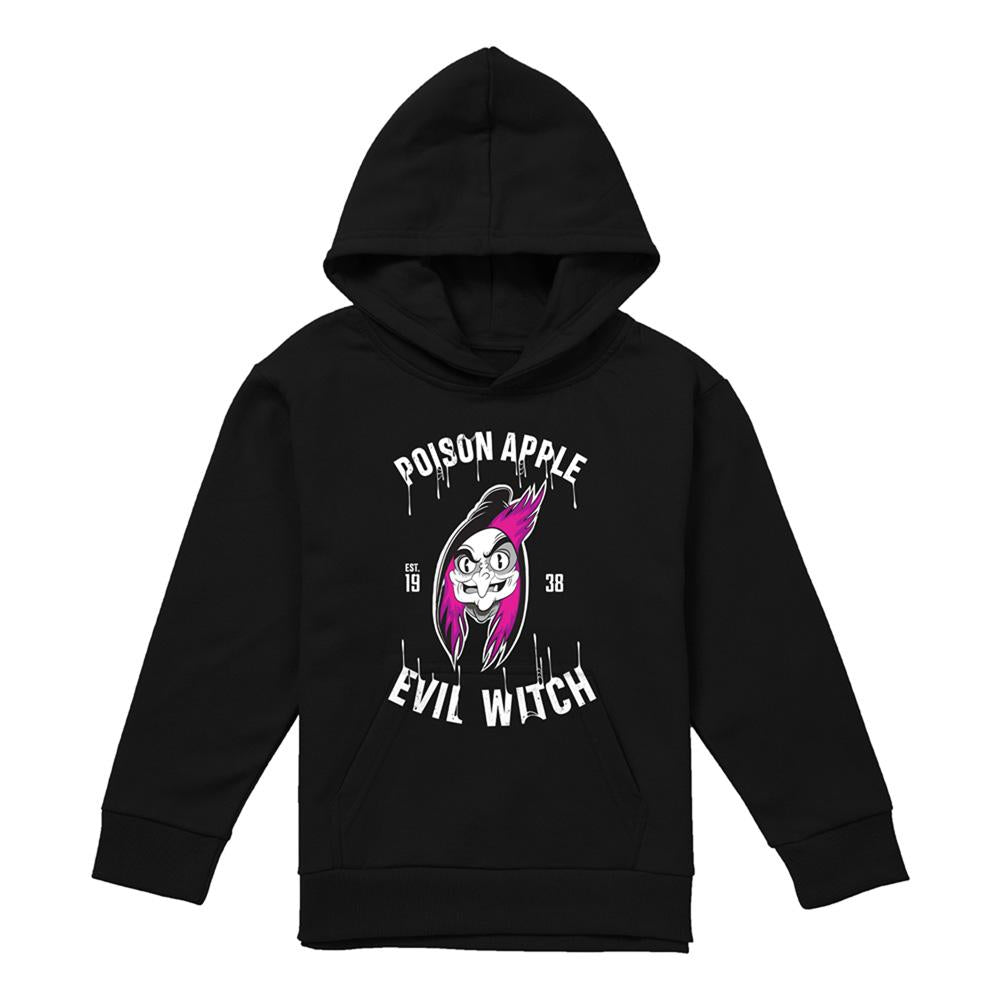 Athletic Heather - Front - Snow White Childrens-Kids Poison Apple Est 1938 Evil Witch Hoodie