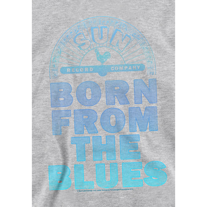 Athletic Heather - Side - Sun Records Childrens-Kids Born From The Blues Heather Hoodie