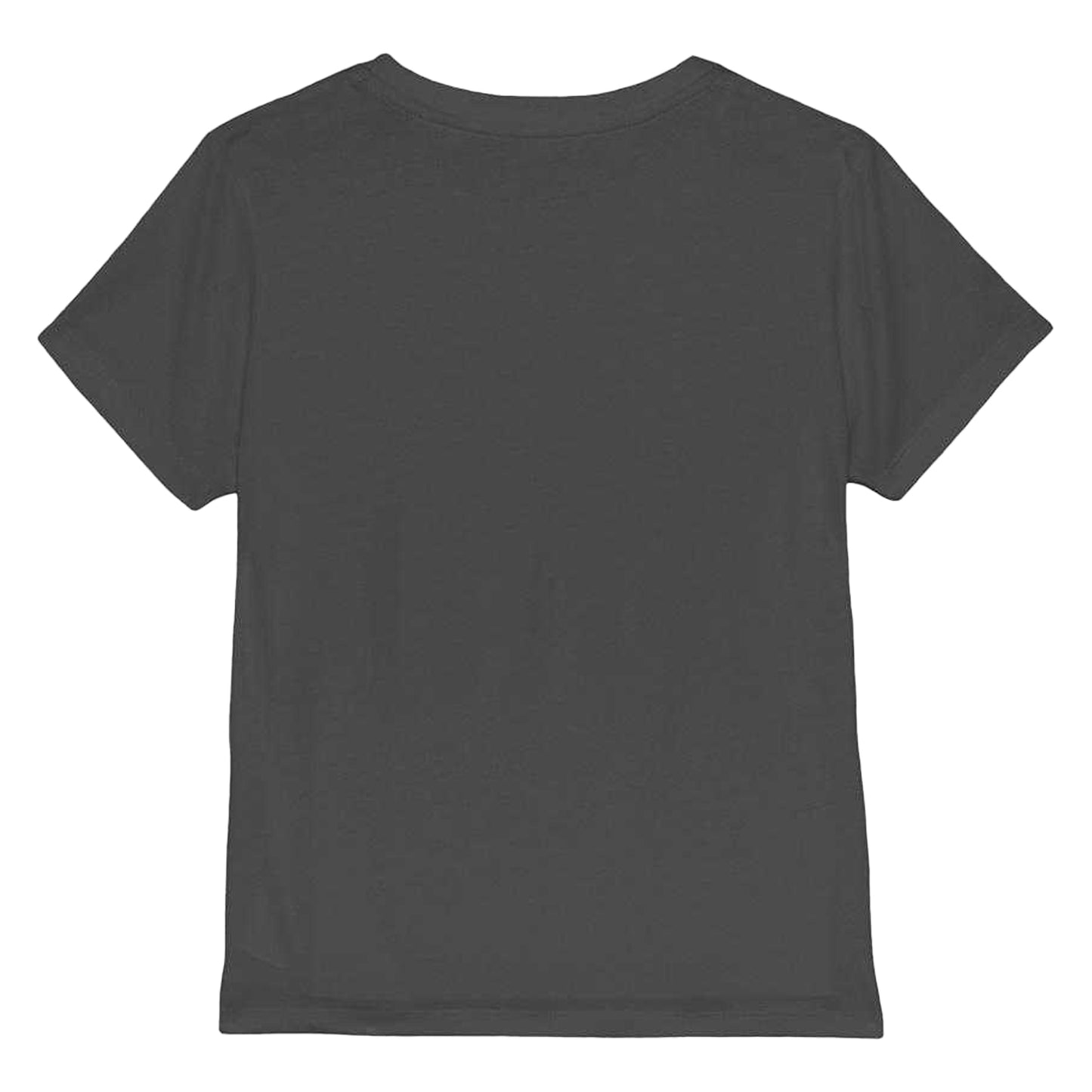 Charcoal - Back - Stranger Things Childrens-Kids Eleven Poster T-Shirt