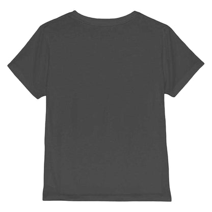 Charcoal - Back - Stranger Things Childrens-Kids Eleven Poster T-Shirt