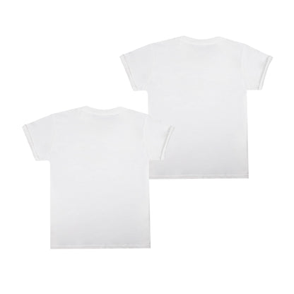 White - Back - Disney Girls Love Mickey & Minnie Mouse T-Shirt (Pack of 2)