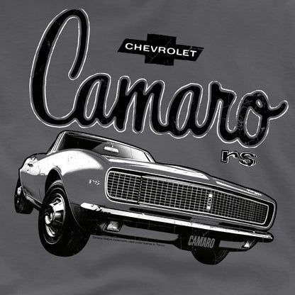 Charcoal - Side - Chevrolet Unisex Adult Script T-Shirt