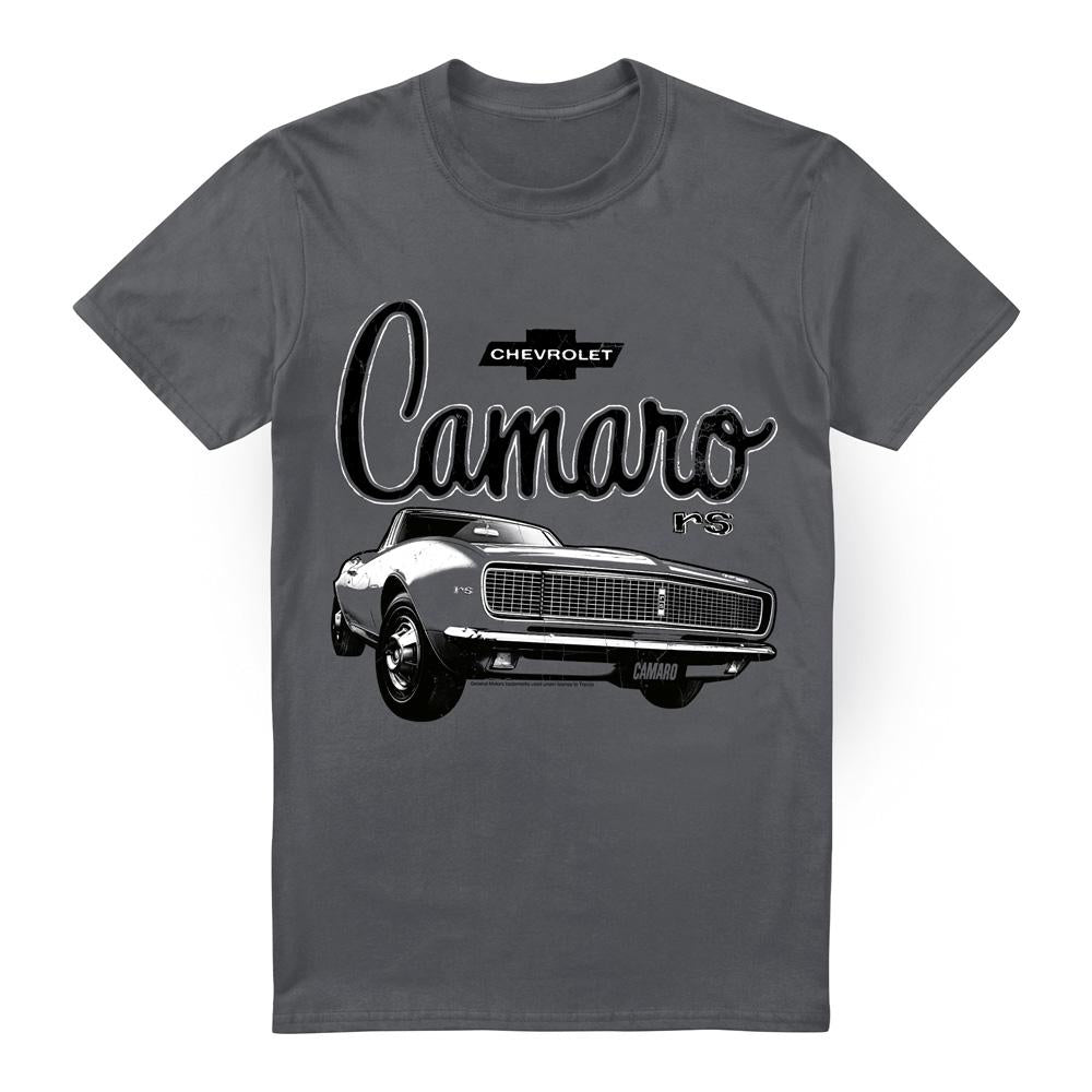 Charcoal - Front - Chevrolet Unisex Adult Script T-Shirt
