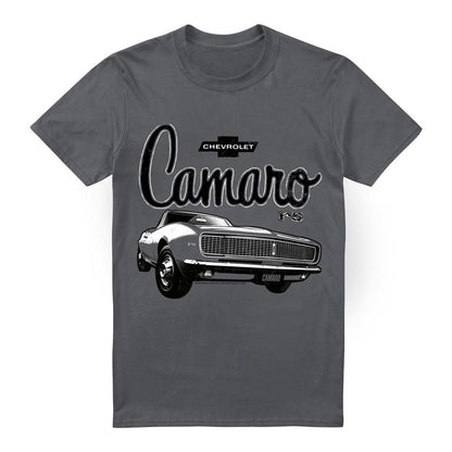 Charcoal - Front - Chevrolet Unisex Adult Script T-Shirt