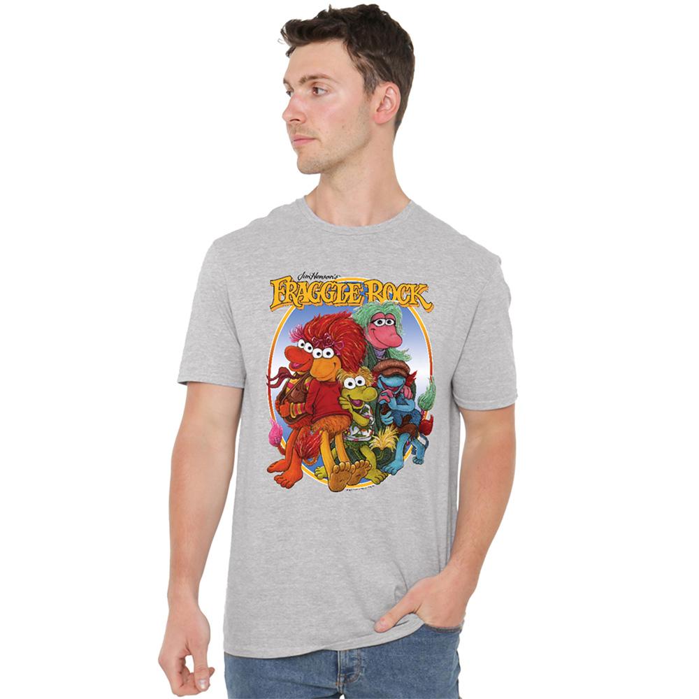 Athletic Heather - Lifestyle - Fraggle Rock Unisex Adult Group Hug Heather T-Shirt