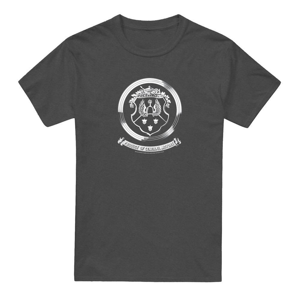Charcoal - Front - Oldsmobile Unisex Adult 1930s Crest Heather T-Shirt