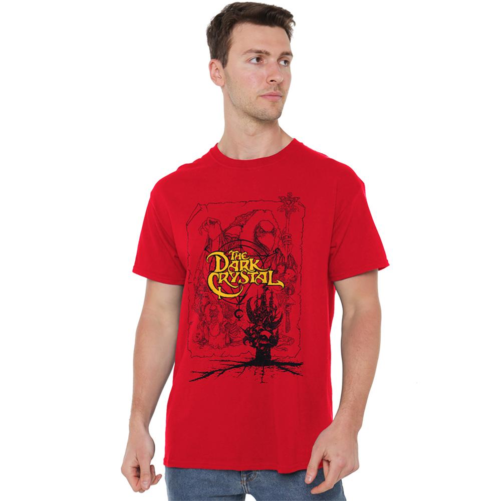 Red - Lifestyle - Dark Crystal Unisex Adult Line Art T-Shirt