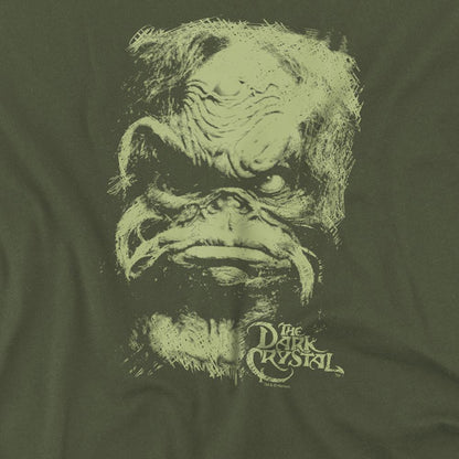 Military Green - Side - Dark Crystal Unisex Adult Aughra T-Shirt