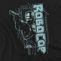Black - Side - Robocop Unisex Adult Murphy Split T-Shirt