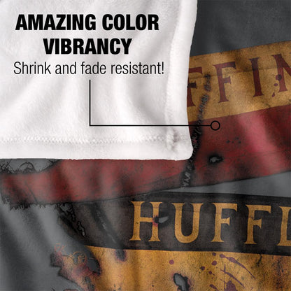 Multicoloured - Lifestyle - Harry Potter Silky Banner Supersoft Blanket