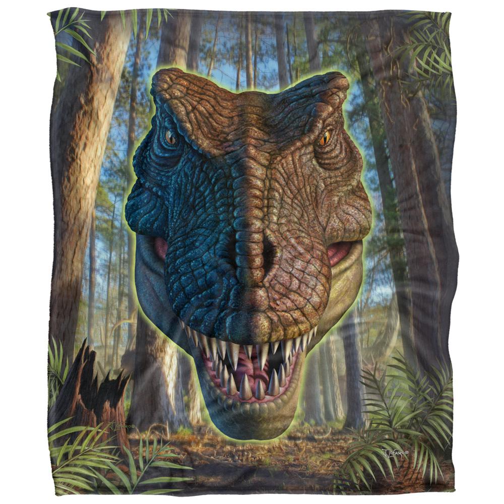 Multicoloured - Front - JQ Licensing Jlo Silky Dinosaur Supersoft Blanket
