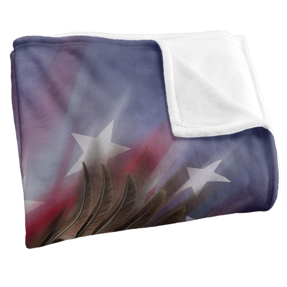 Multicoloured - Side - JQ Licensing American Silky Eagle Supersoft Blanket