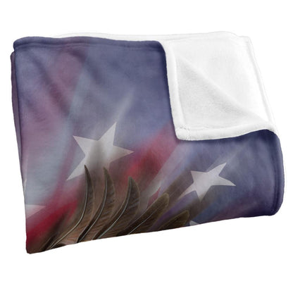 Multicoloured - Side - JQ Licensing American Silky Eagle Supersoft Blanket