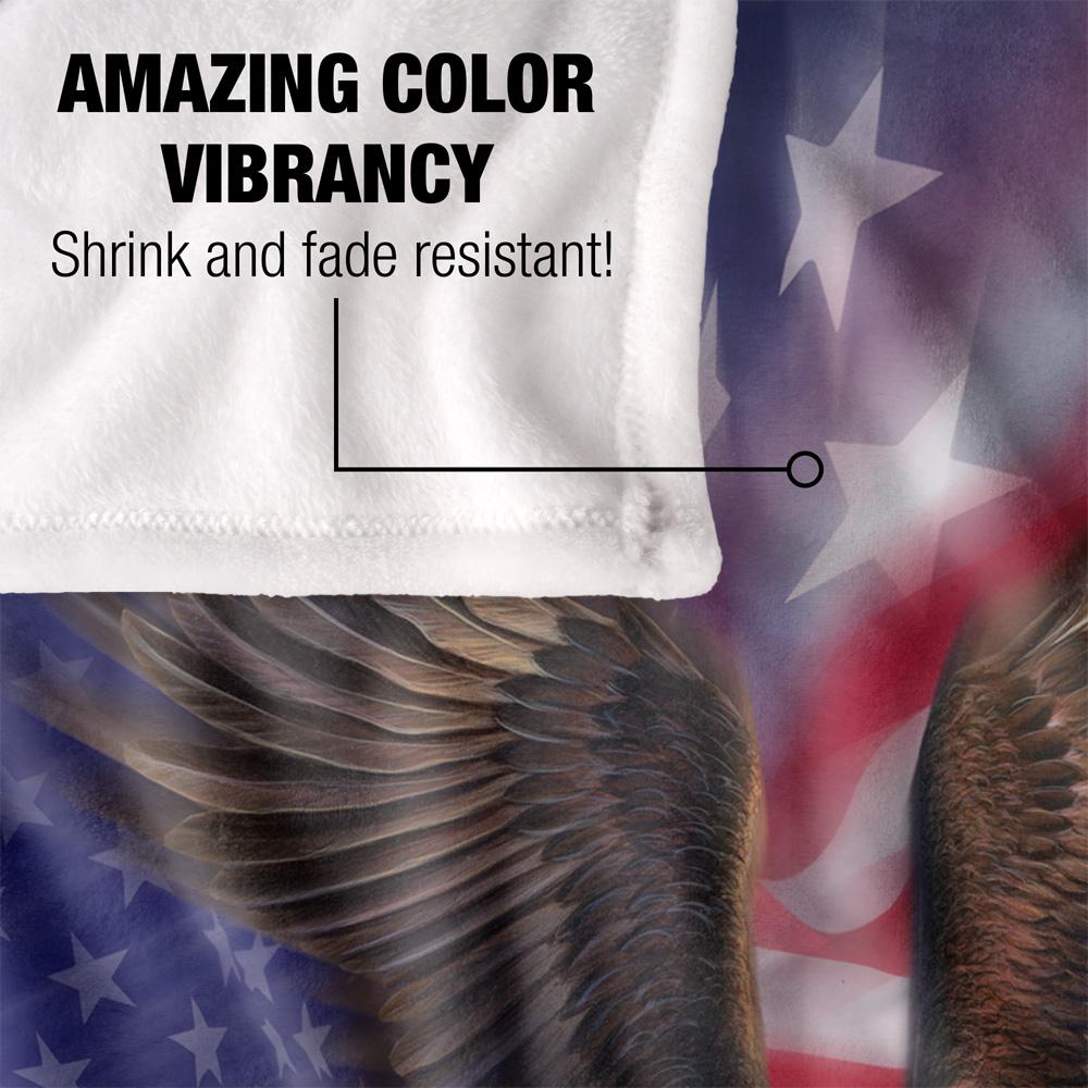 Multicoloured - Lifestyle - JQ Licensing American Silky Eagle Supersoft Blanket