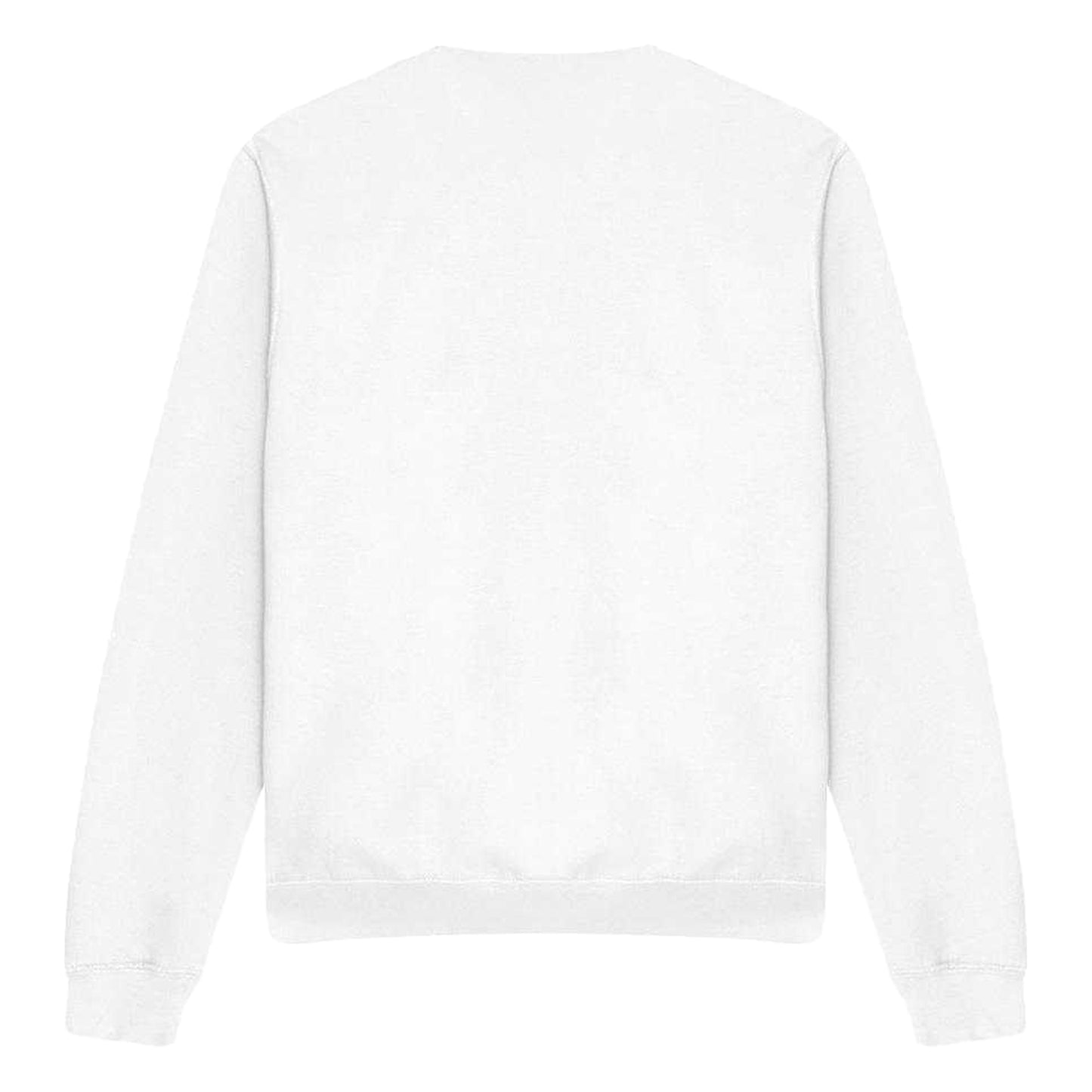 White - Back - Stranger Things Unisex Adult 80s Sunset Group Mind Flayer Sweatshirt