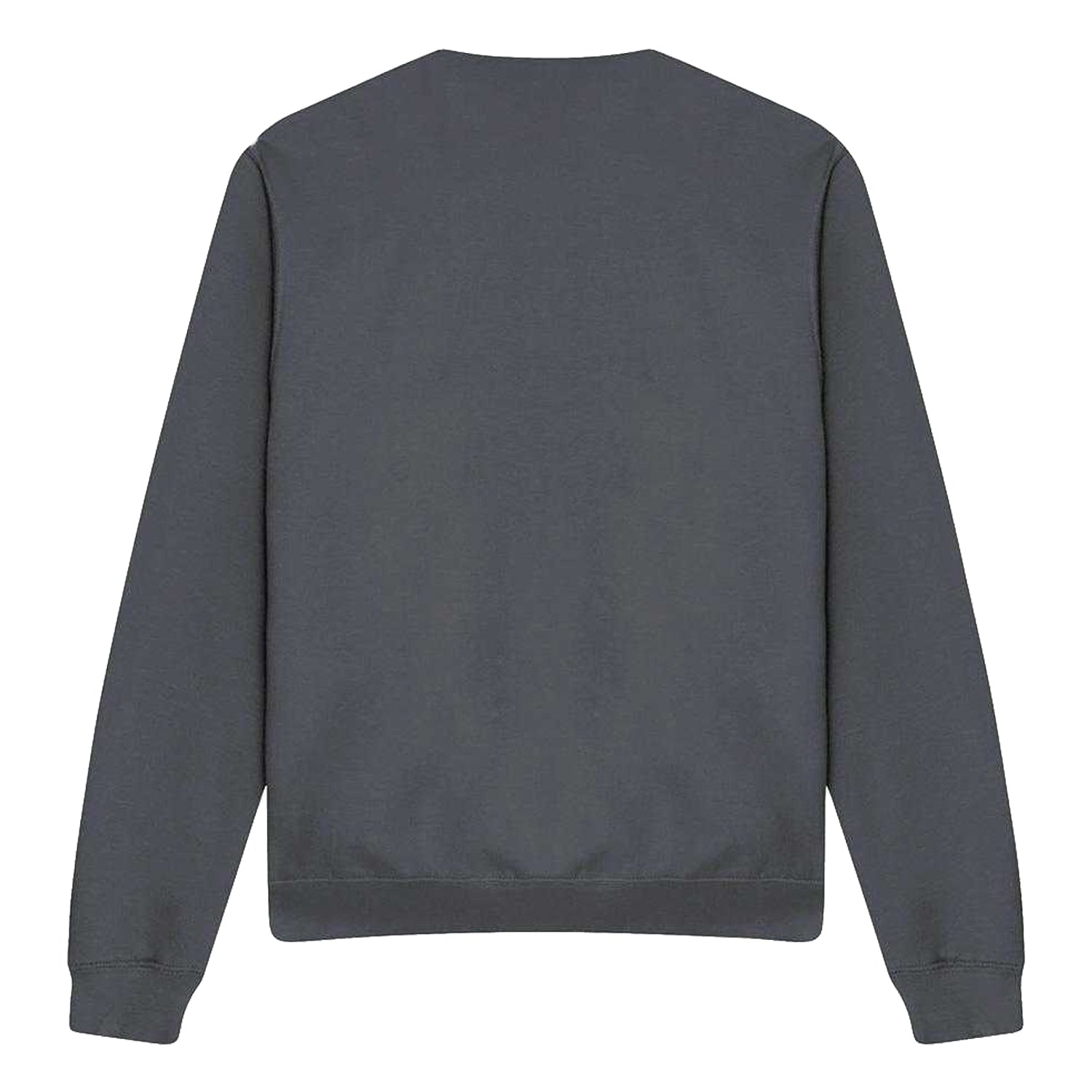 Charcoal - Back - Stranger Things Unisex Adult Jim Hopper 80s Sweatshirt