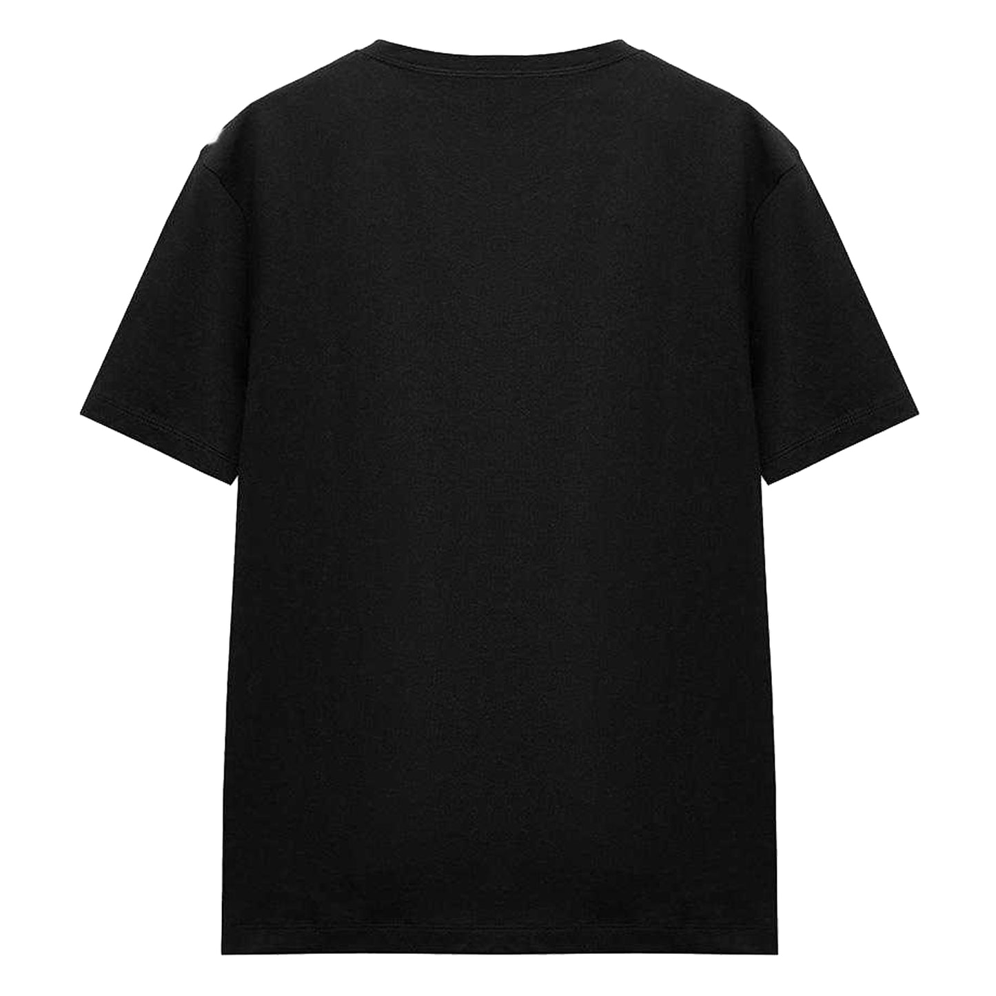 Black - Back - Stranger Things 5 Womens-Ladies Hellfire Flames T-Shirt