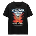 Black - Front - Stranger Things 5 Womens-Ladies Rise Of Vecna Poster T-Shirt
