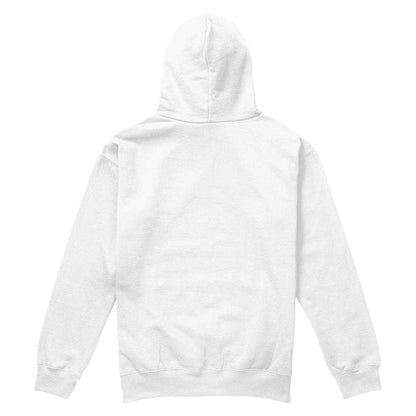 White - Back - Stranger Things Unisex Adult Bradley´s Big Buy Logo Hoodie