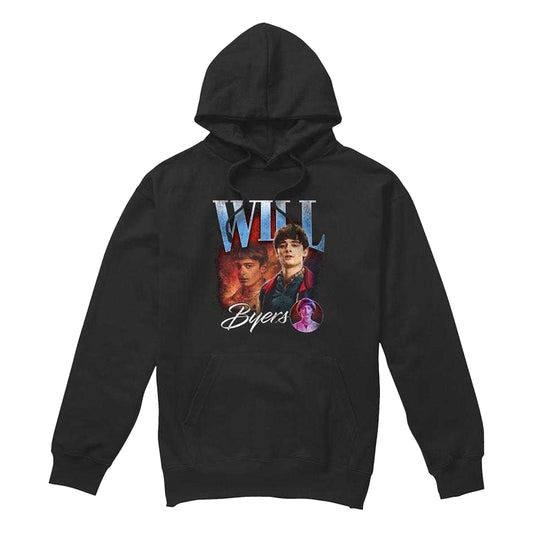 Black - Front - Stranger Things Unisex Adult Will Homage Hoodie