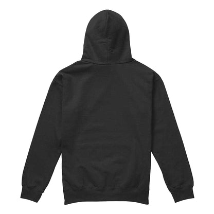 Black - Back - Stranger Things Unisex Adult Hellfire Club Flames Hoodie