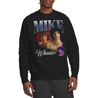 Black - Lifestyle - Stranger Things Unisex Adult Mike Homage Sweatshirt
