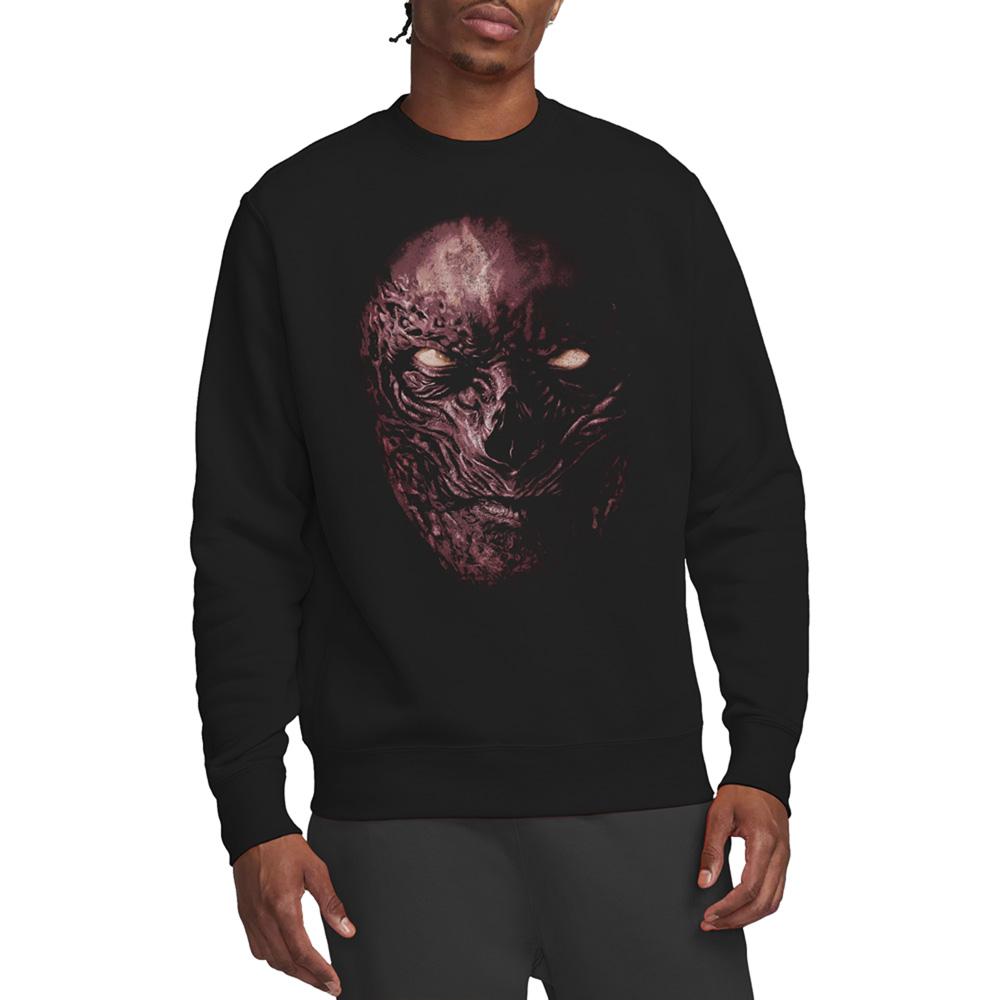 Black - Lifestyle - Stranger Things Unisex Adult Vecna Face Oversized Sweatshirt