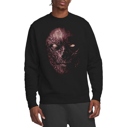 Black - Lifestyle - Stranger Things Unisex Adult Vecna Face Oversized Sweatshirt