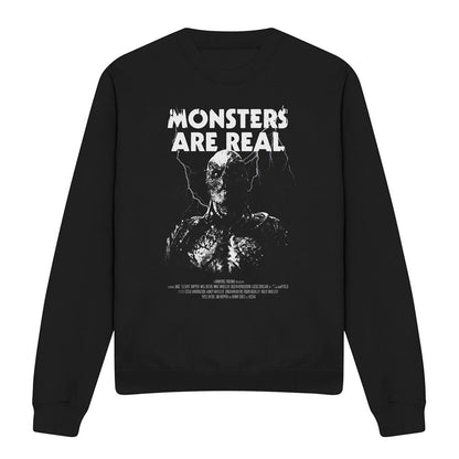 Black - Front - Stranger Things Unisex Adult Monsters Are Real Vecna Sweatshirt