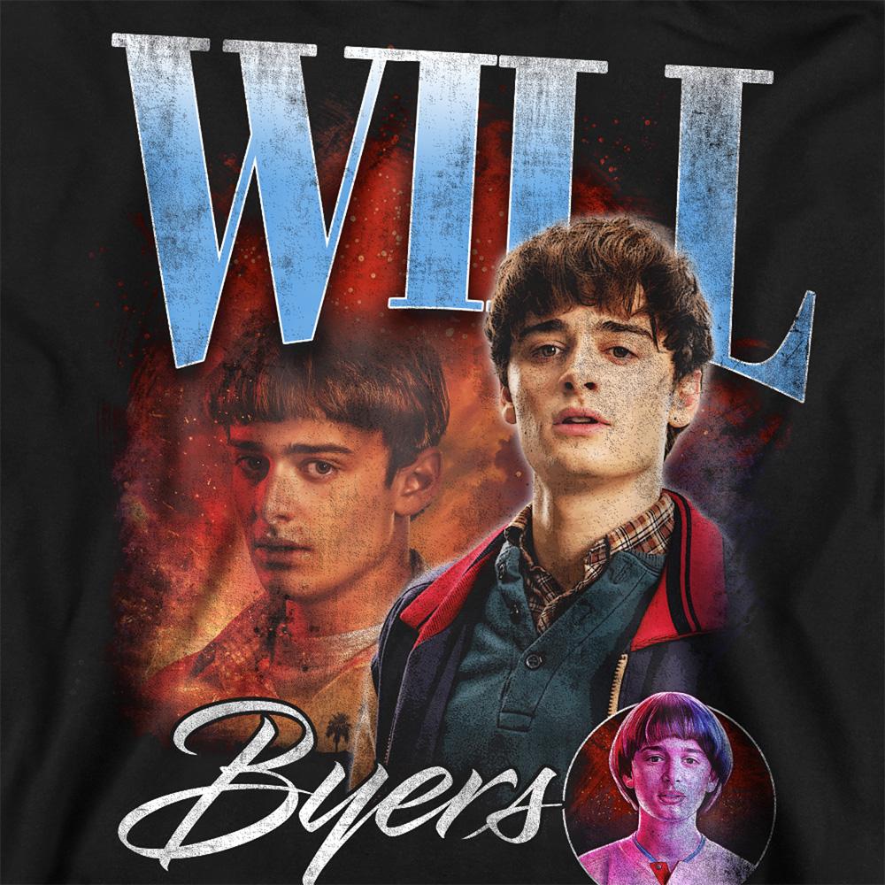 Black - Pack Shot - Stranger Things Unisex Adult Will Homage Sweatshirt