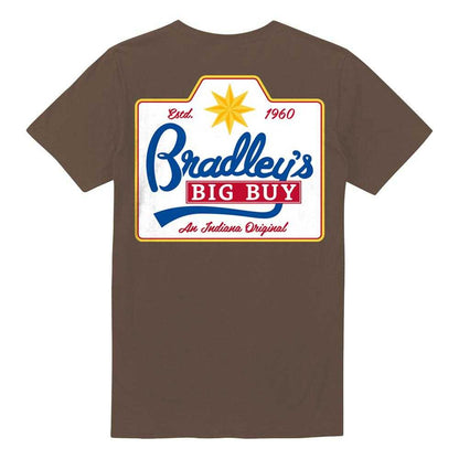 Dark Chocolate - Back - Stranger Things 5 Unisex Adult Bradley´s Big Buy Austin Back Print T-Shirt