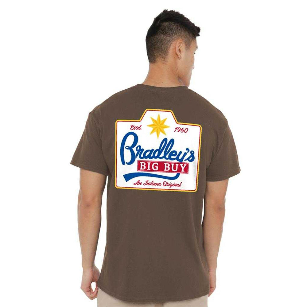 Dark Chocolate - Lifestyle - Stranger Things 5 Unisex Adult Bradley´s Big Buy Austin Back Print T-Shirt