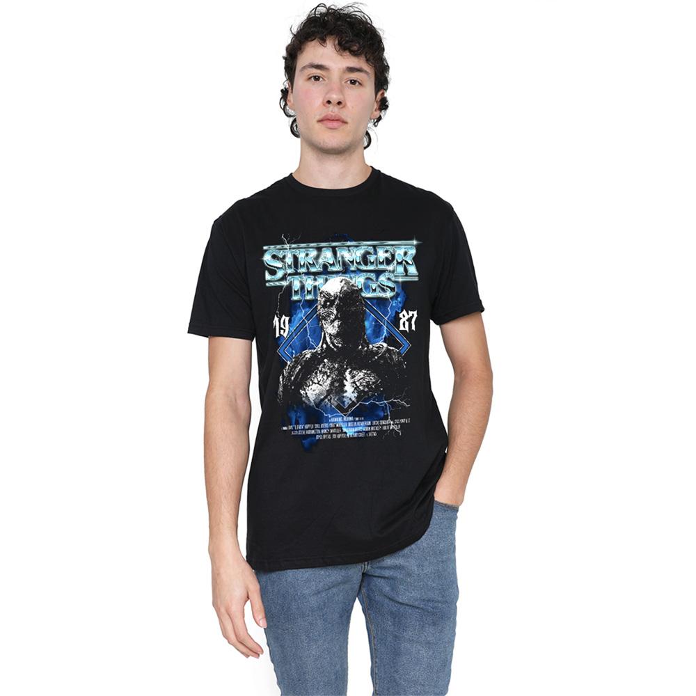 Black - Side - Stranger Things Unisex Adult Vecna Band T-Shirt