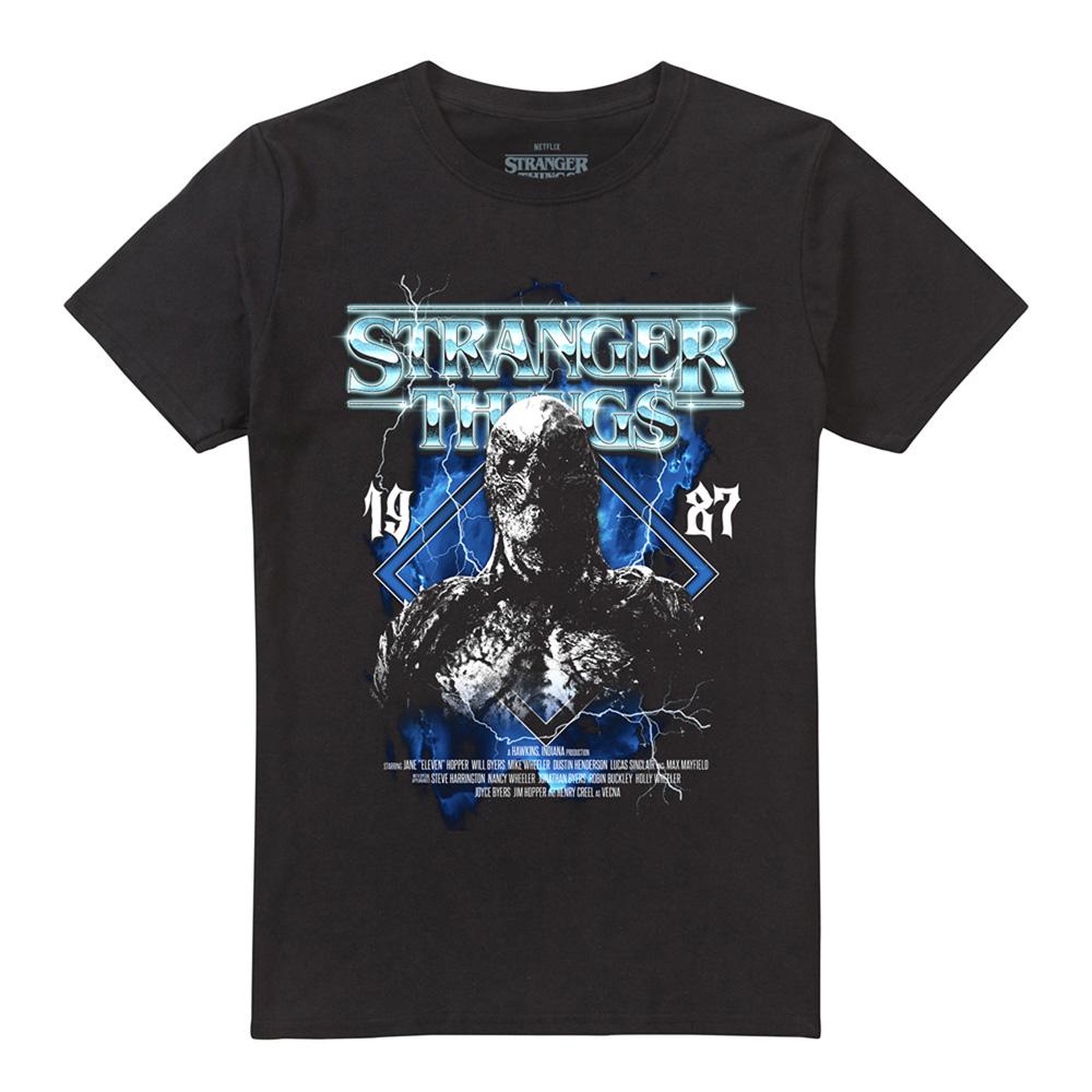Black - Front - Stranger Things Unisex Adult Vecna Band T-Shirt