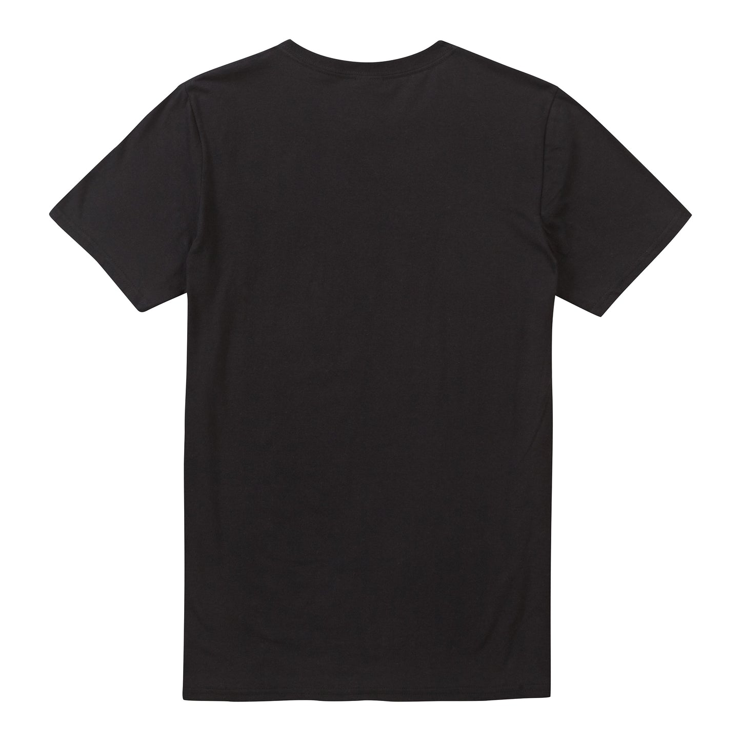 Black - Back - The Punisher Mens Skull Badge T-Shirt