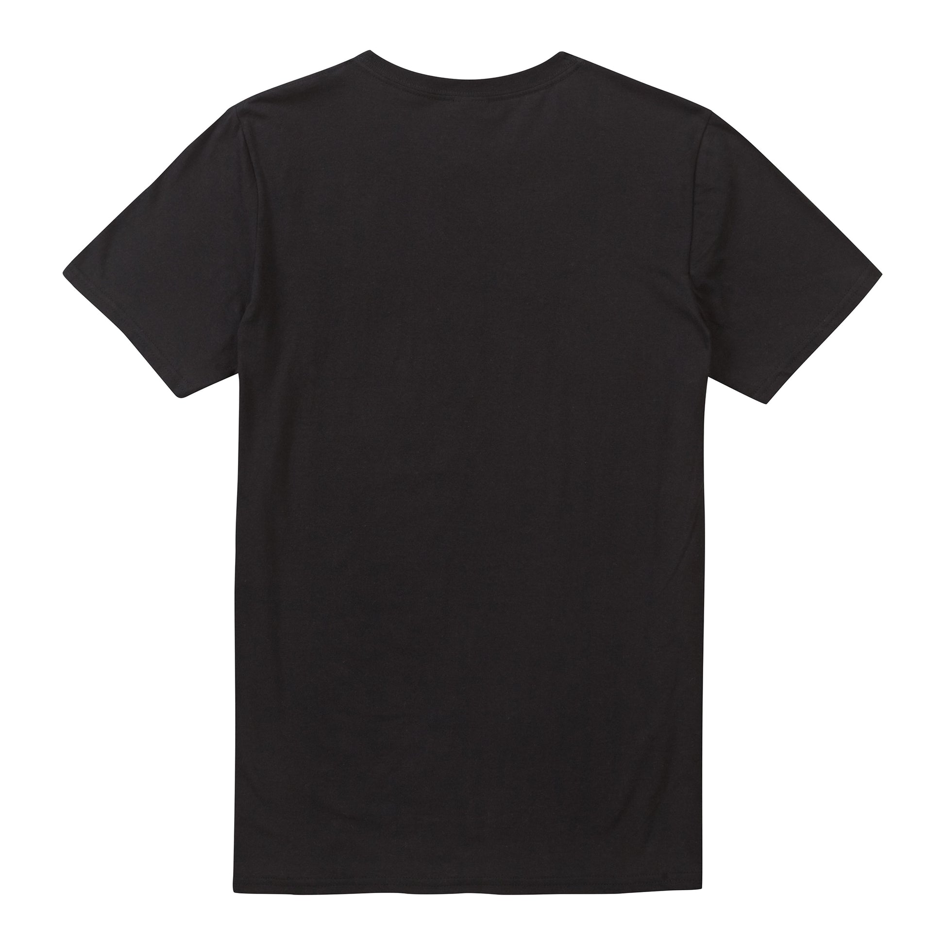 Black - Back - The Punisher Mens Skull Badge T-Shirt