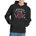 Black - Lifestyle - Stranger Things 5 Unisex Adult Hellfire Club Inverted Hoodie