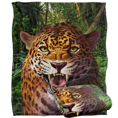 Multicoloured - Back - JQ Licensing Jlo Silky Leopard Supersoft Blanket